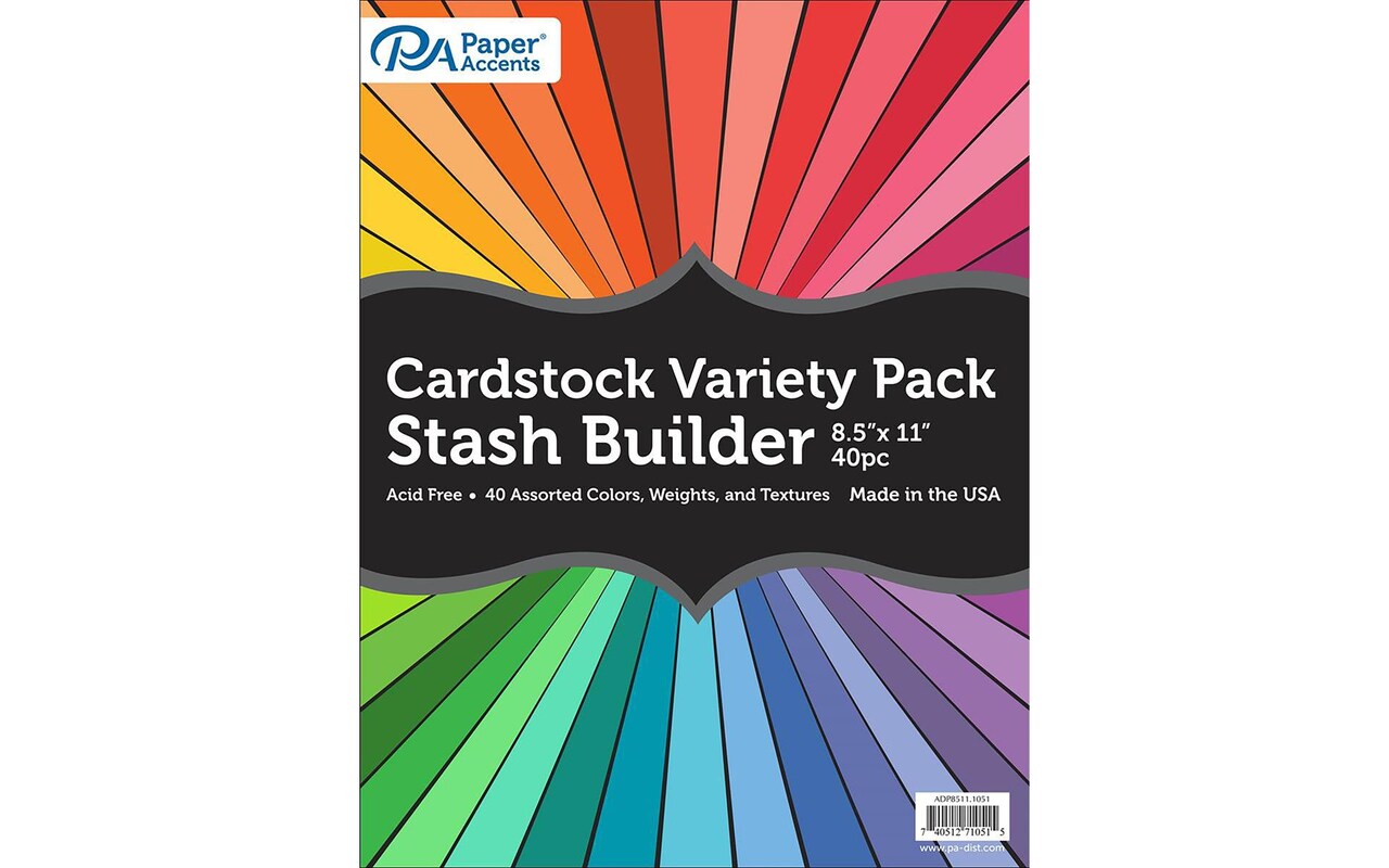 Variety Pack 8.5x11 40pc Ast Stash Builder